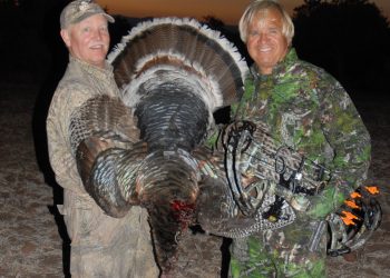 After missing one gobbler with a bow, my second try was successful.
