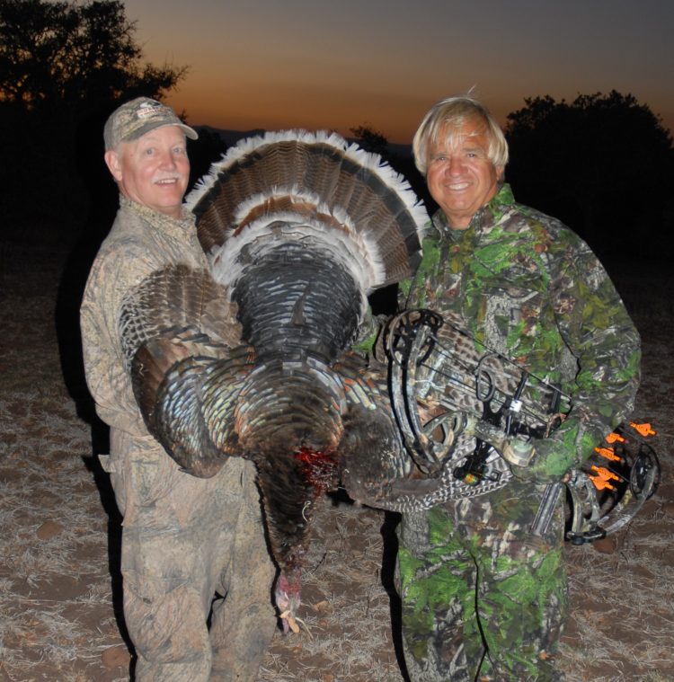 After missing one gobbler with a bow, my second try was successful.