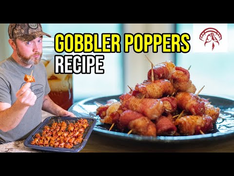 Gobble Poppers | Bacon-Wrapped Turkey Bites Recipe