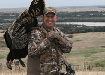Cally Morris bow hunts Nebraska and tags 2 Big Merriam’s Gobblers.